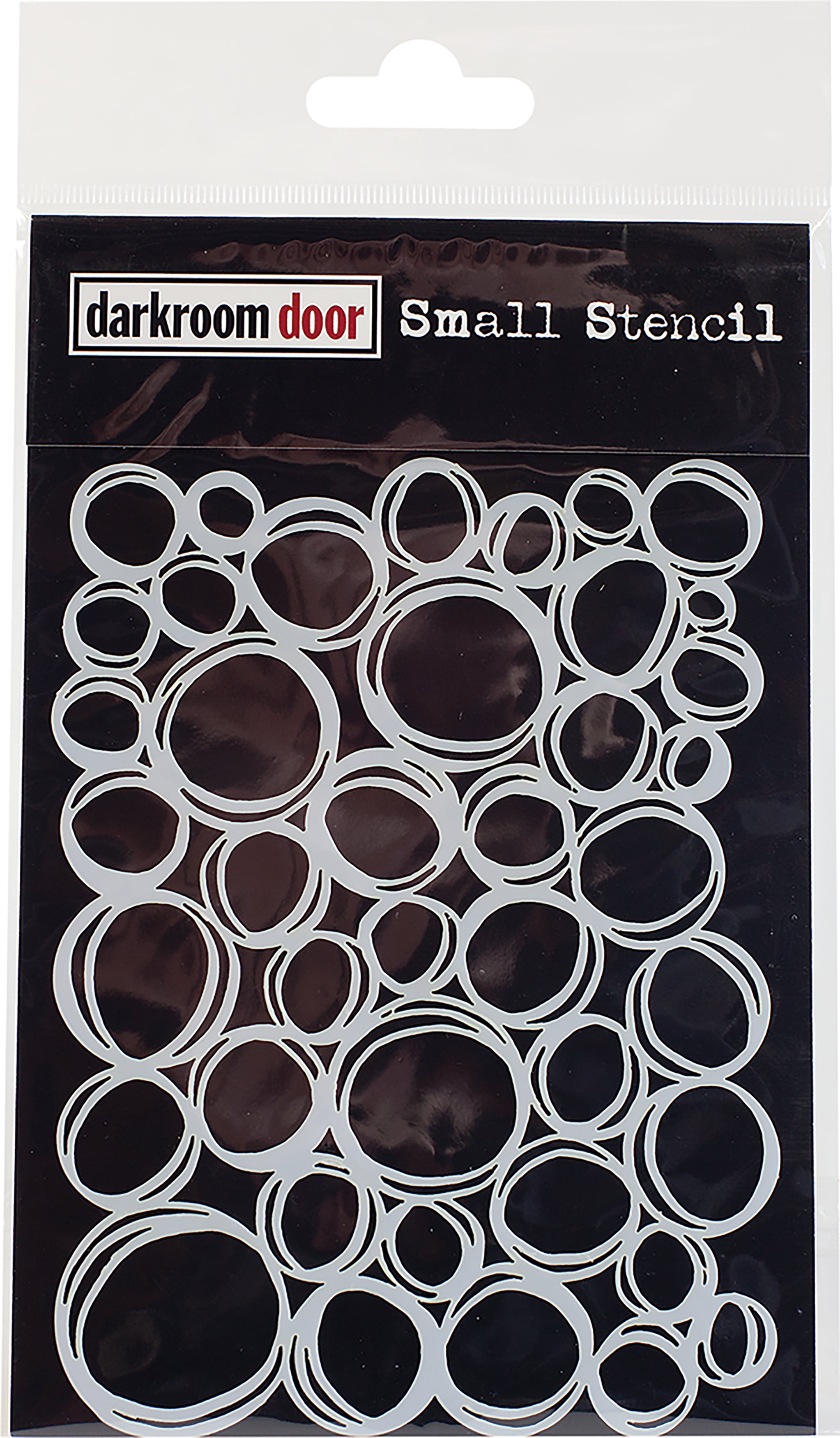 Darkroom Door Stencil 4.5X6-Circles
