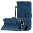 thumbnail image 1 of Compatible with Google Pixel 7 Pro Embossed Butterfly Case with Wallet and Kickstand Cover, 1 of 5