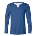thumbnail image 5 of yillto Mens Big and Tall Tshirts Long Sleeve V Neck Basic tee Summer Casual Plain Loose Shirts S-5XL, 5 of 6