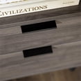 thumbnail image 5 of Lincoln 25" Modern Storage Bedroom Nightstand in Slate Gray, 5 of 10
