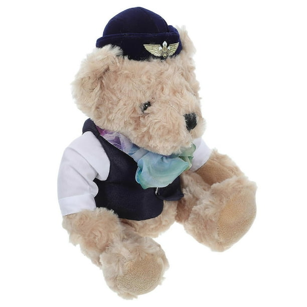 Creative Bear Plush Animal Soft Material Decorative Plaything 24.00X17.00X17.00CM Suitable For Party Decorations And Holiday Events 1 Pcs