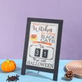 thumbnail image 5 of Halloween Decor Halloween Wooden Calendar Ornament Home Wall Decoration Halloween Calendar Countdown Wooden Hanging Board Halloween Decorations Outdoor Halloween Decorations Indoor, 5 of 6