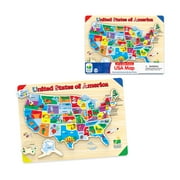The Learning Journey Lift & Learn Puzzle - USA Map: 40 Pcs