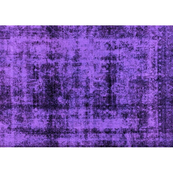 Ahgly Company Indoor Rectangle Persian Purple Bohemian Area Rugs, 5' x 8'