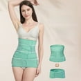 thumbnail image 2 of 4 pegatinas para mujeres embarazadas, cinturón abdominal posparto, primavera y verano, transpirable, fino a lo largo de la sección, reparación posparto, conjunto de dos piezas de cintura, 2 of 5