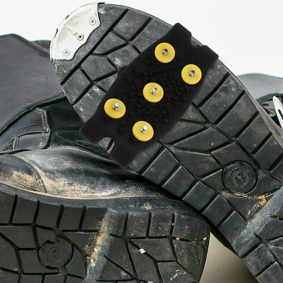 Worgeous Non Slip Shoe Grips with 5 Silicone Spikes for Boots Assorted Color Lightweight and Durable
