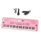 thumbnail image 2 of Piano Electrónico de 61 teclas para niños, instrumento musical, juguete de sonido portátil, juguete de iluminación musical, juguete de educación Rosa, 2 of 9