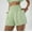 Green, variant on AXXD Green Plus Size Shorts for Women Summer Sports Shorts Fitness Running Loose Breathable Quick Dried Yoga Shorts Mother's Day