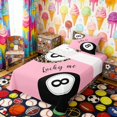 thumbnail image 3 of Erosebridal Leopard 8 Ball Lucky Twin Sheet Sets, Sport Bedding for Girls and Boys, 3 Pieces, 1 Flat Sheet, 1 Fitted Sheet and 1 Pillowcase, 3 of 6