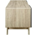 thumbnail image 2 of Modway Tread 59" Particleboard Wood TV Stand for TVs up to 65" in Natural/Gray, 2 of 6