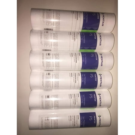 

Pentek P5 155014-43 Sediment Water Filters (9-3/4 x 2-3/8 )-- (Package Of 6)