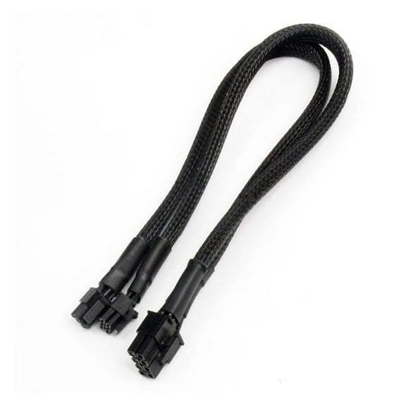 Flexible 8Pin to Two 6Pin PCIExpress Cable for Devices for Gaming and Graphics Processing