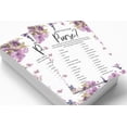 thumbnail image 3 of Inkdotpot FloralWedding Shower Bachelorette Party Bulk ActivityGameCardsWhats In Your Purse Bridal ShowerGame 50-Pack, 3 of 7