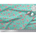 thumbnail image 2 of Soimoi Tissu en Poly Georgette Imprimé Graines & Pastèques par Yard 52 Pouces de Large, 2 of 3