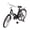 Black alloy curved b, variant on Nostalgic Bicycles Model Collectible Ornament Miniature Bike for Home Decors Living Room or Bedroom Desktop Figurine