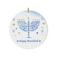 thumbnail image 2 of Adorno acrílico de Christmukkah | Colgante decorativo para árbol de Navidad y Hanukkah (8 x 8 cm) | Combina tradiciones judías y cristianas | Regalo familiar para niños y adultos, 2 of 4