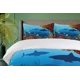 thumbnail image 3 of Mar Juego de Funda Nórdica, Bajo el agua Océano Marino Vida Silvestre de dibujos animados con Varios, 3 of 6
