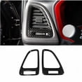 thumbnail image 2 of for Honda HR-V HRV 2016-2021 Dashboard Air Vent Cover Trim Carbon fiber look 4pc, 2 of 4