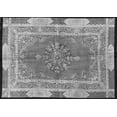 thumbnail image 1 of Ahgly Company Indoor Rectangle Medallion Gray Traditional Area Rugs, 2' x 5', 1 of 1