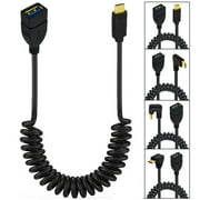 AOOOWER USB A to Type C OTG Data Cable Rapid Charging Cord Line for External Hard Disk
