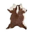 thumbnail image 2 of Natural Calfskin Throw Rug 2x3 Black White Classic 1 Piece, 2 of 4