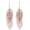 rose gold, variant on Filigree Copper Leaf Earrings Fashion Style Leaf Shape Dangle Earring Long Teardrop Dangle Drop Earrings For Women Party Favor[s5285]