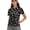 Snowflake Lights Pattern, variant on Whosucclay 1/4 Zip Tennis Shirts, Reindeer Frost Pattern Frost Polyester Moisture Wicking Lightweight Golf Short Sleeve Shirt for Bowling Hiking Fitness Size Medium