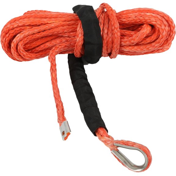 netuera 5/16 Inches 50 Feet 8500 Pounds Synthetic Winch Cable Car Tow Rope Capstan Rope Blue/Orange