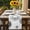 White, variant on Geometric Table Runner - 70 Inch Long, Kitchen Dining Table Runner Dresser Scarves, Abstract Sage Green White Boho Circle Dot Farmhouse Decor for Coffee Tables Wedding Party Banquet