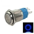 thumbnail image 1 of 16mm 3-6V LED ON OFF Waterproof IP66 Stainless Steel Momentary PushButton Switch, 1 of 10