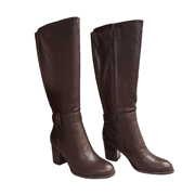 Soul Naturalizer Womens Coffee Twinkle Block Heel Heeled Boots 9M Imperfect Box