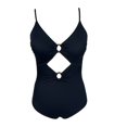 thumbnail image 1 of Traje Baño Ocean Pacific para Mujer, Tacto Suave, Negro, Talla EG, 1 of 4