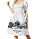 thumbnail image 1 of immee - Vestido de manga corta de Florida Vestidos de mujer Falda de mujer, 1 of 6