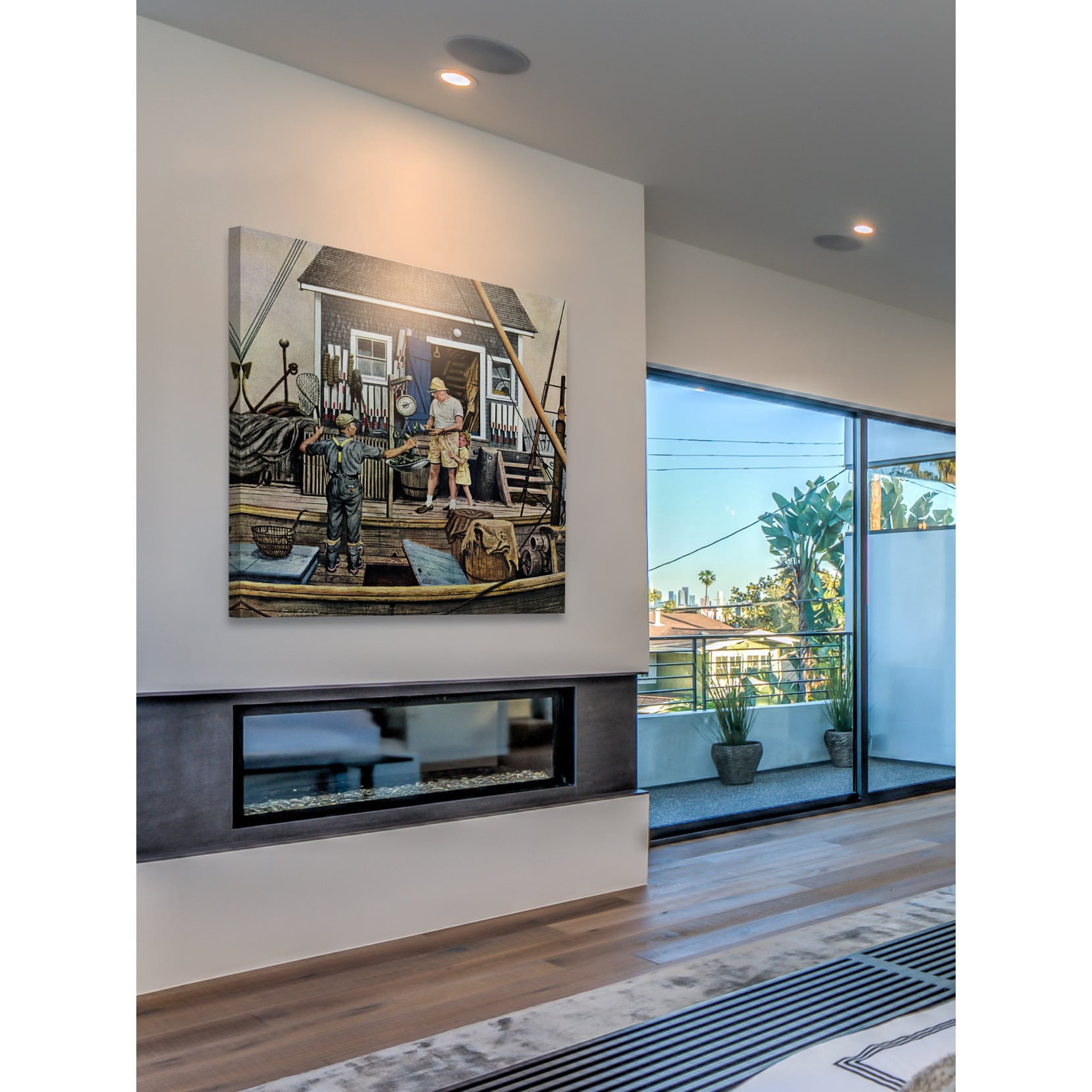 Marmont Hill - "Daily Catch" Painting Print on Wrapped Canvas