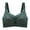 Green, variant on Women's Polyester Pink chemical fiber underwear Underwear For Women Push Up Adjustable Bra Tube Top Sagging Breast No Wire Full Cup Lift Underwear