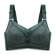 thumbnail image 1 of Gibobby Brasier deportivo mujer Ropa interior para mujer, sujetador ajustable de realce, pecho antiflacidez de talla grande, ropa interior de realce de copa completa(Verde,34E), 1 of 4