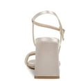 thumbnail image 3 of Jewel Badgley Mischka Womens Earlene Rhinestone Ankle Strap Dress Sandals, 3 of 5