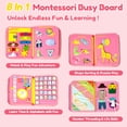 thumbnail image 3 of Busy Board Book Qizfun Dinosaur Montessori, juguete de 1 a 4 años, 3 of 7