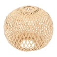 thumbnail image 2 of Bamboo Woven Lampshade Ceiling Pendant Light Shade Lamp Shade for Restaurant 21x20cm, 2 of 2