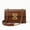 Brown, variant on REMANLAN Women's Brown Chain Crossbody Bag with Gold Hardware Elegant Shoulder Purse for Party Evening Wear