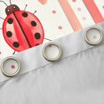 thumbnail image 4 of Feelyou Ladybug Black Out Curtains, Love Heart Bow-tie Curtains Pack of 2 (42x63 Each), 4 of 6