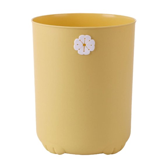 Leodye 1PCS Mini Cute Desktop Trash Can - Small Wastebasket for Home/Living Room/Dormitory/office -5.3x5.3x5.9in