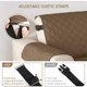 thumbnail image 4 of Funda para sofá para perros – Impermeable – con banda elástica – Espuma antideslizante para derrames, desgaste – Marrón claro 116,188 cm, 4 of 5