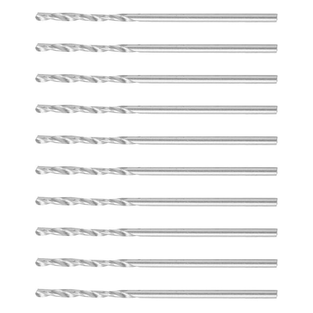 Brocas helicoidales pequeñas, 10 piezas Brocas helicoidales de vástago recto Taladro helicoidal perforador de cuentas Lograr más