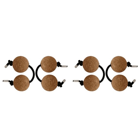Shaker 4 Pairs Cork Kashaka Shaker Asalato Ball Instrument Percussion Instrument Classical African Balls for Music,4 Pairs x Cork Kashaka Shaker,As Shown