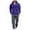 Purple, variant on Havenre Mens Sweatsuits 2 Piece Set Fleece Half Zip up Stand Collar Long Sleeve Hoodies and Cargo Sweatpants Set Casual Athletic Tracksuits Fall Winter Jogging Suit with Multi-Pockets Sky Blue XL