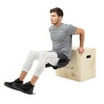 thumbnail image 4 of ProsourceFit 3-in-1 Wood Plyometric Jump Box for Plyo & Agility Workouts, 4 of 7