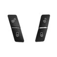 thumbnail image 1 of 1 Pair Black Door Lock Switch Button Lock Switch 2049058402, 1 of 5