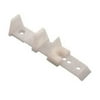 2UNIT Prime Line 161230 Sliding Closet Door Bottom Guide, Plastic, White