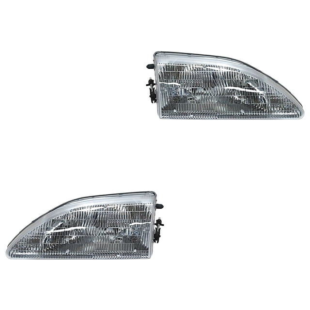 Par de Faros TYC Mustang 1994 A 1998 Con ajuste Ambos lados